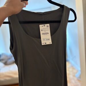 Green Zara Tank Top